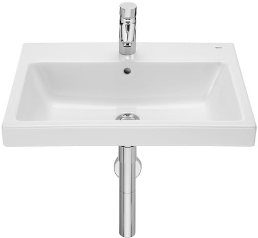 Roca Gap lavabo 80x46 cm rectangular para mueble blanco A3270M0004