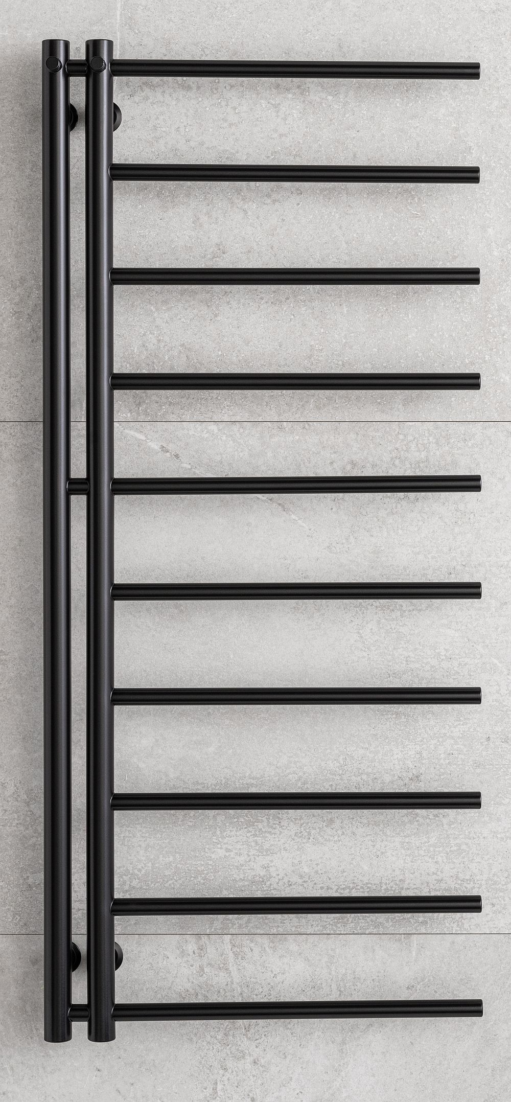 P.M.H. Apollo radiador de baño toallero 114x50 cm negro AP1B-L