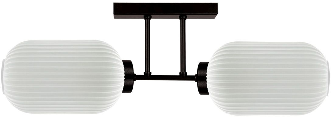 Kaja Vilar lámpara de techo 2x15 W blanco-negro K-5733