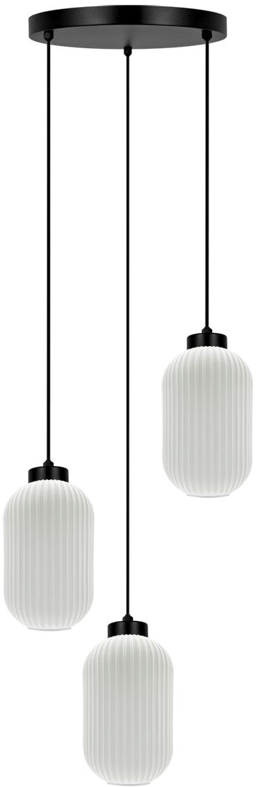 Kaja Vilar lámpara colgante 3x15 W blanco-negro K-5735