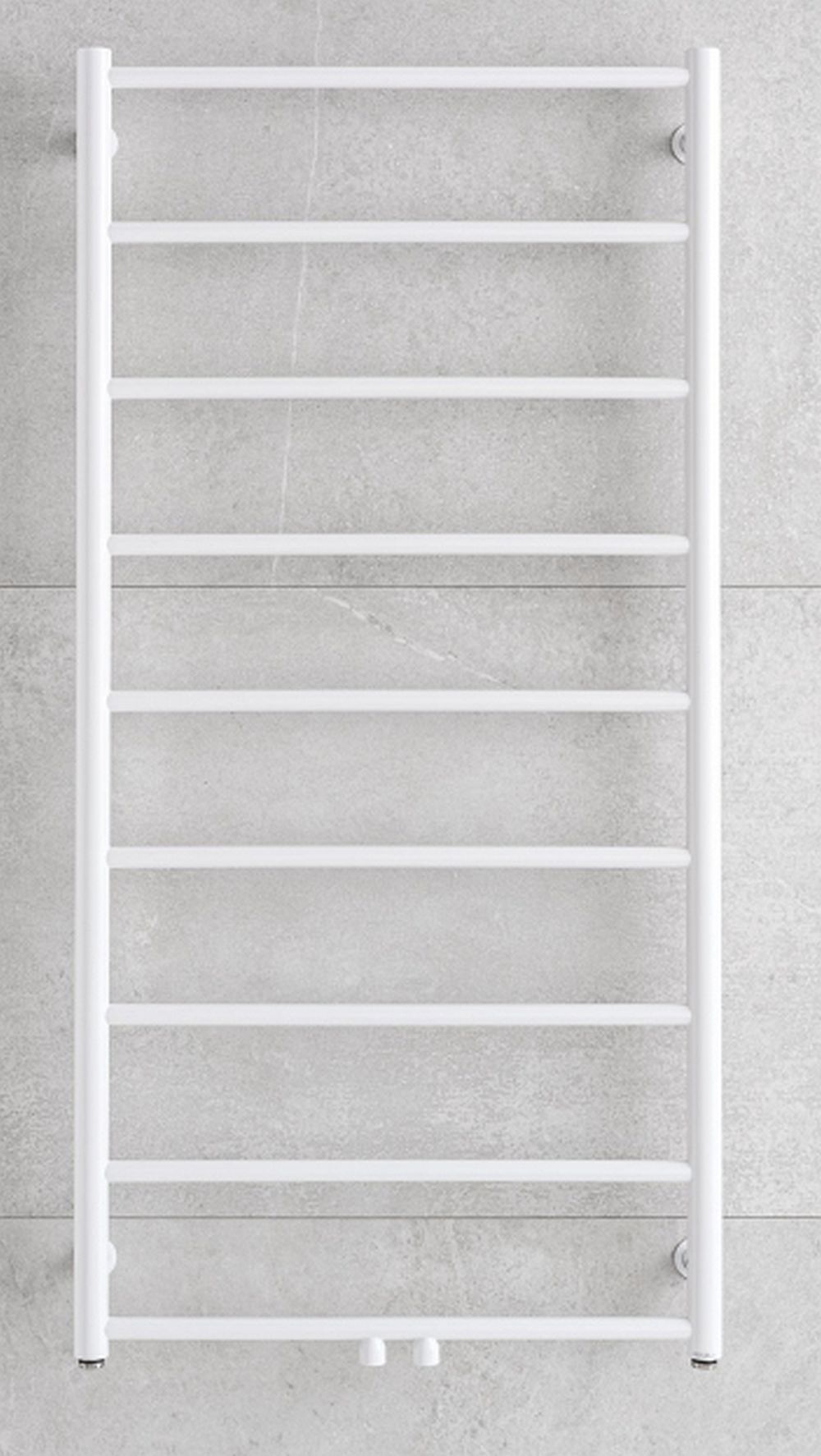 P.M.H. Naas radiador de baño toallero 121x50 cm blanco NS3WE-M
