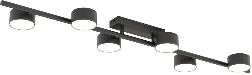 Emibig Bet lámpara de techo 6x12 W negro 1467/6