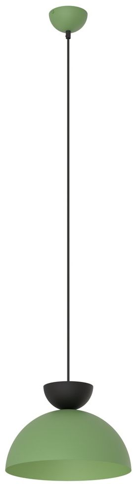 Emibig Lunaro lámpara colgante 1x12 W negro-verde 1473/1S