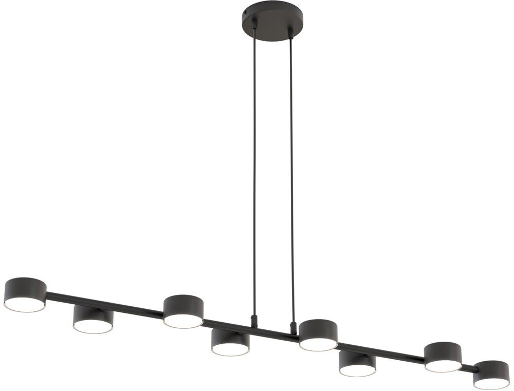 Emibig Megara lámpara colgante x12 W negro 1439/8
