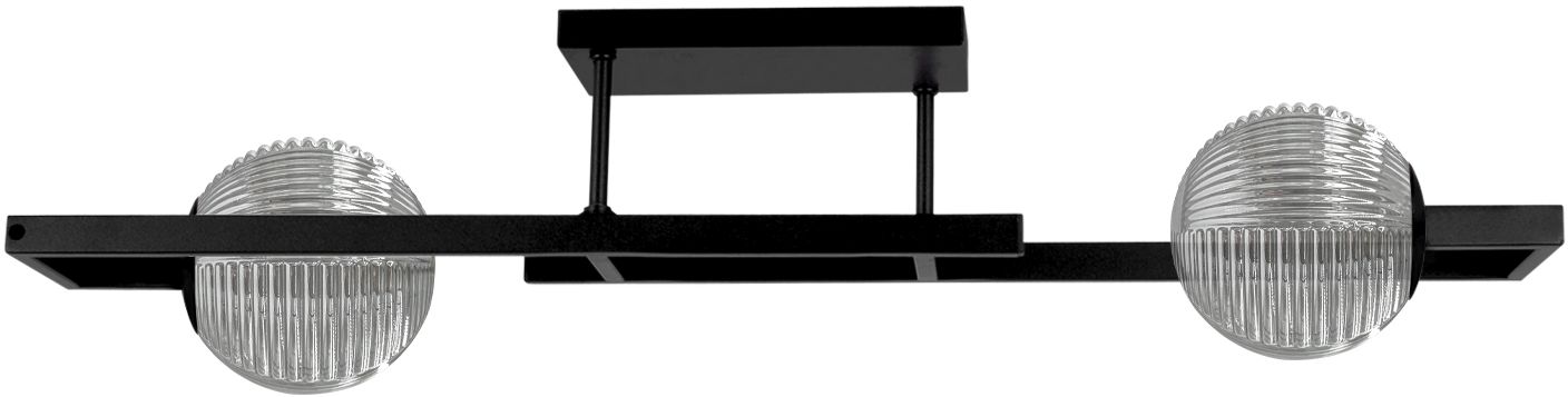 Kaja Tores lámpara de techo 2x10 W negro-grafito K-5770