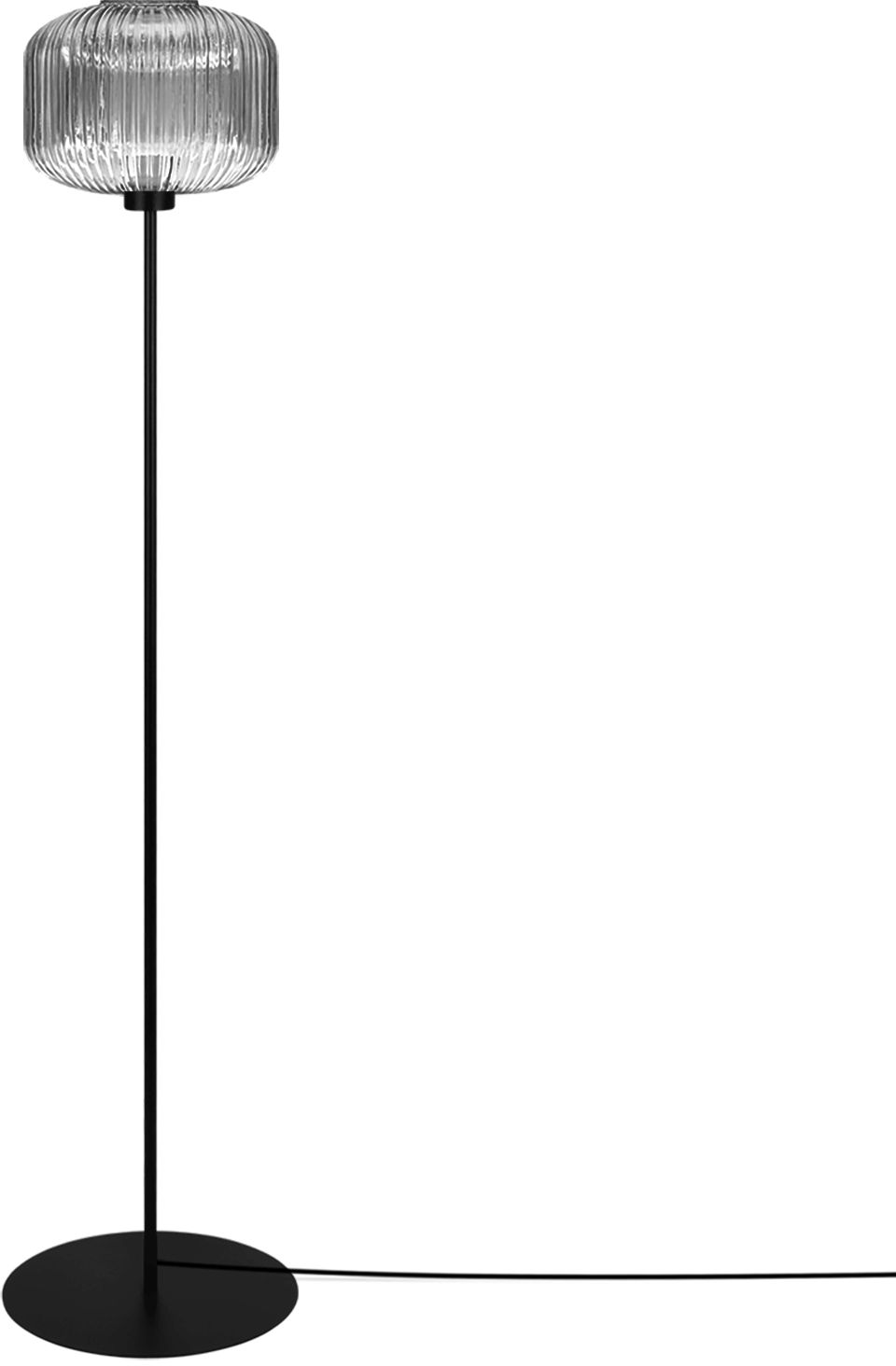 Kaja Campo lámpara de pie 1x15 W negro-grafito K-5665