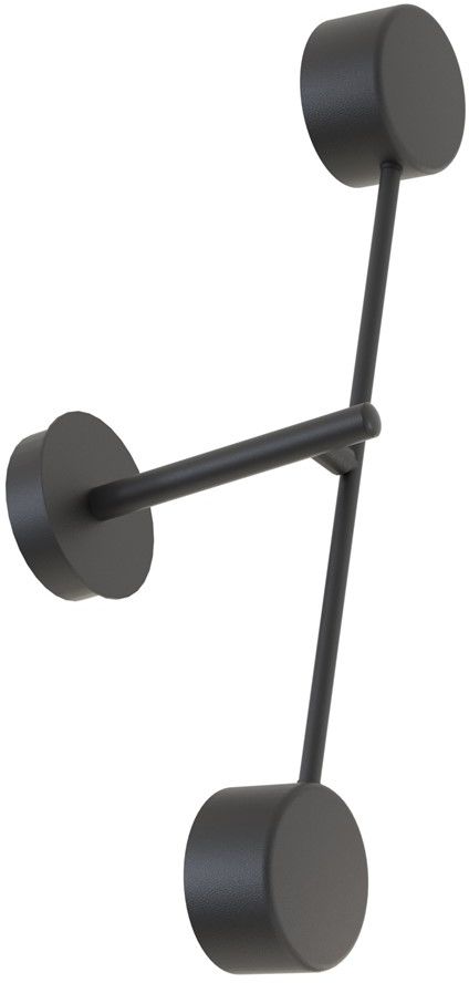 Emibig Natsu lámpara de pared 2x12 W negro 1444/K2