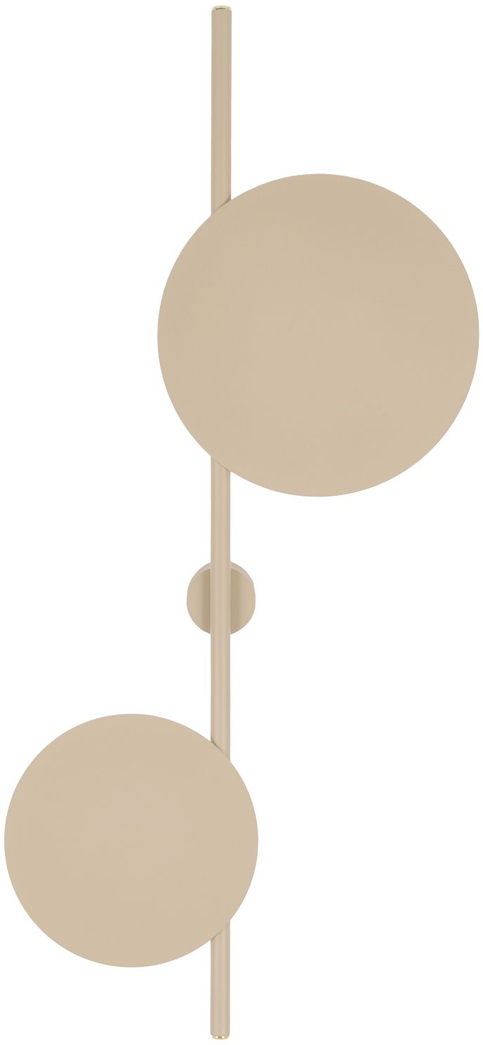Kaja Talar lámpara de pared 2x10 W beige K-5804