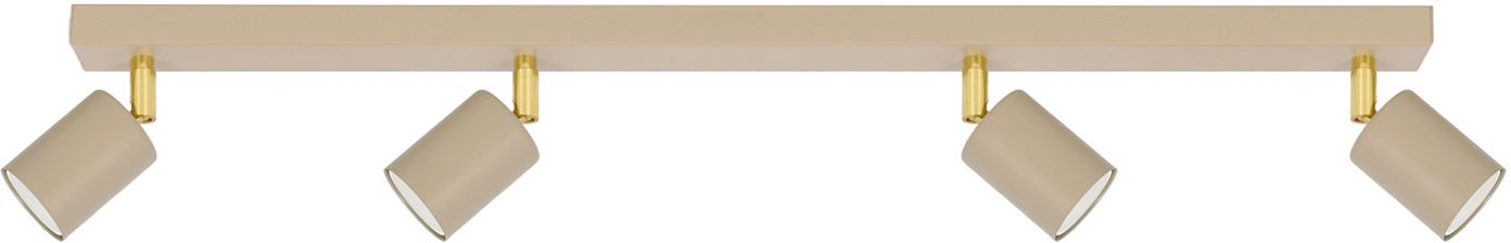Kaja Mati lámpara de techo 4x10 W oro-beige K-5823