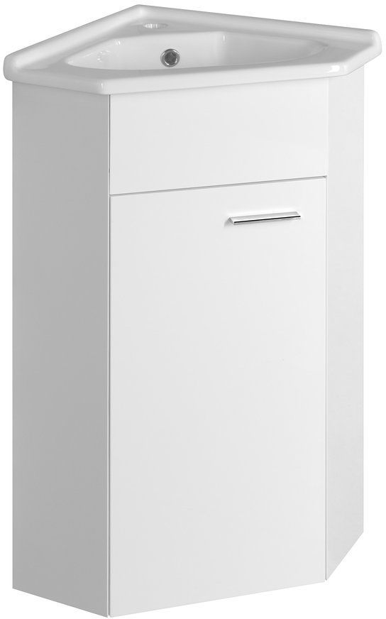 Aqualine Zoja armario 40.5x40.5x74 cm suspendido, para lavabo blanco 50345