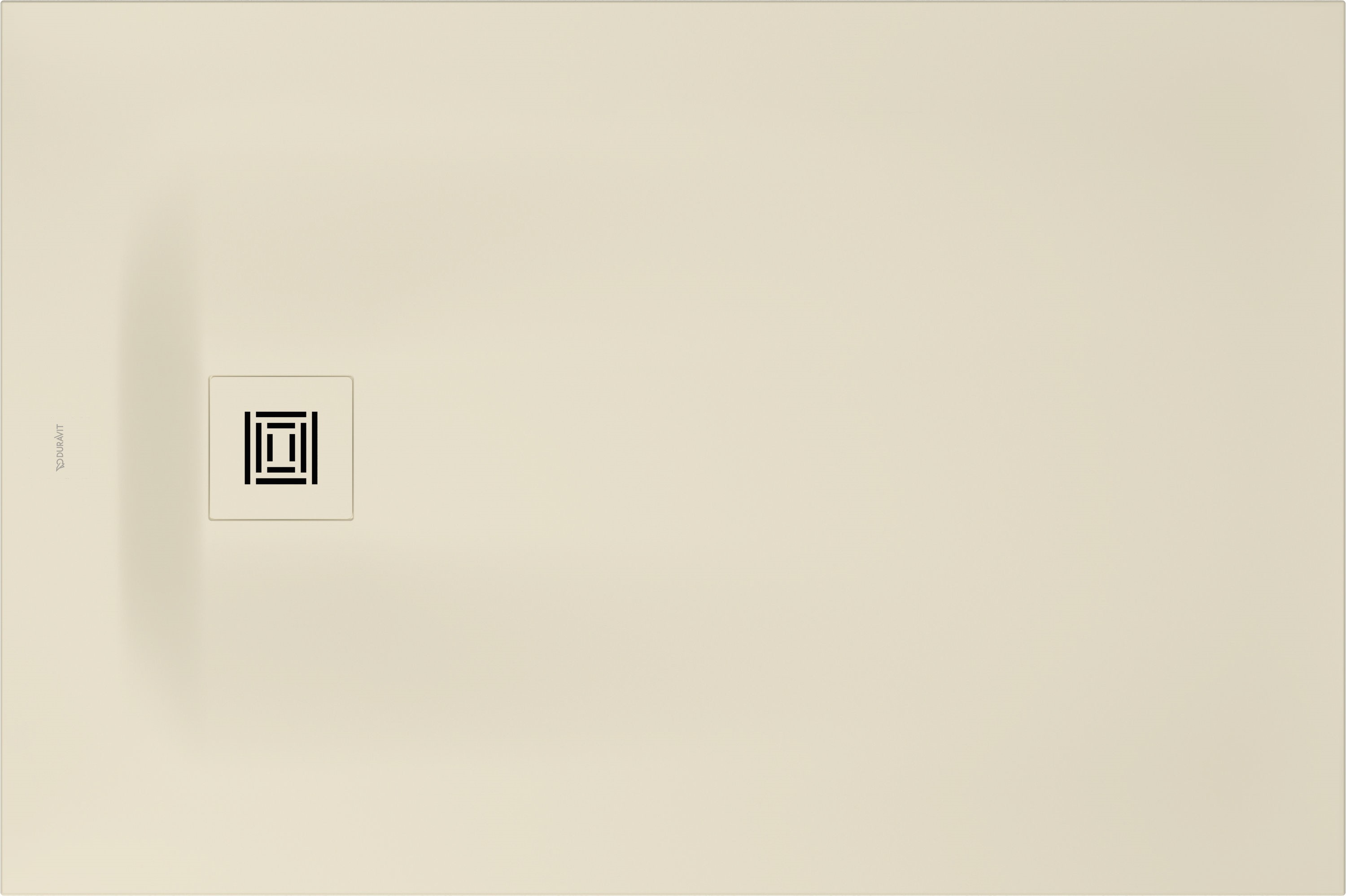 Duravit Sustano plato de ducha rectangular 120x80 cm beige 720276620000000