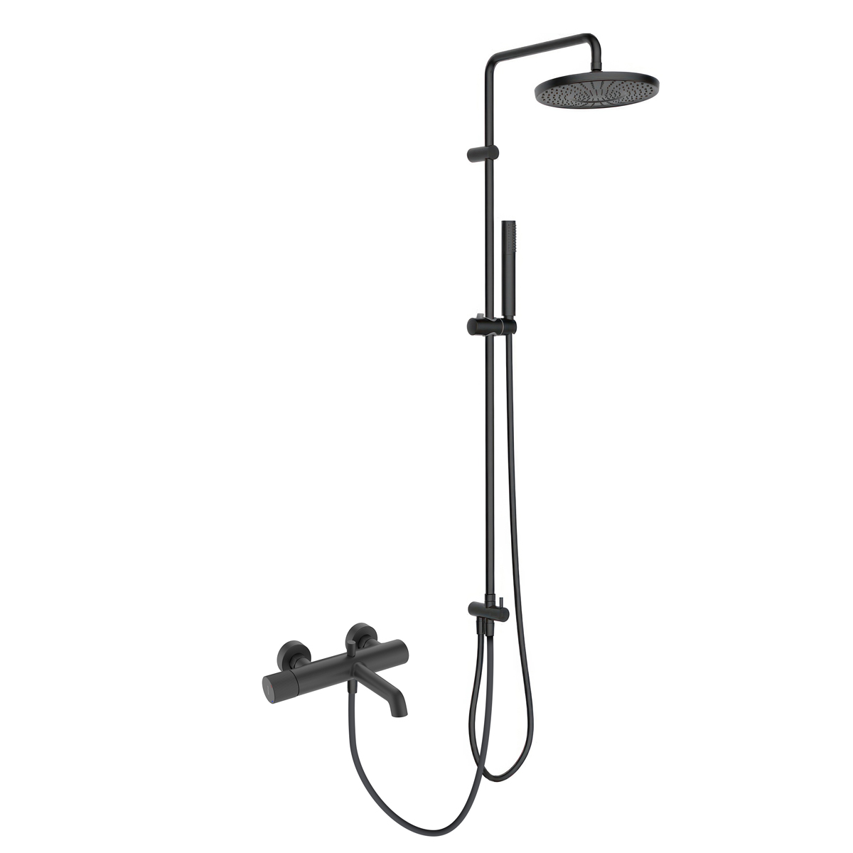 Conjunto conjunto de ducha Oltens Molle 36020300, grifo de bañera y ducha Oltens Hamnes 34005300