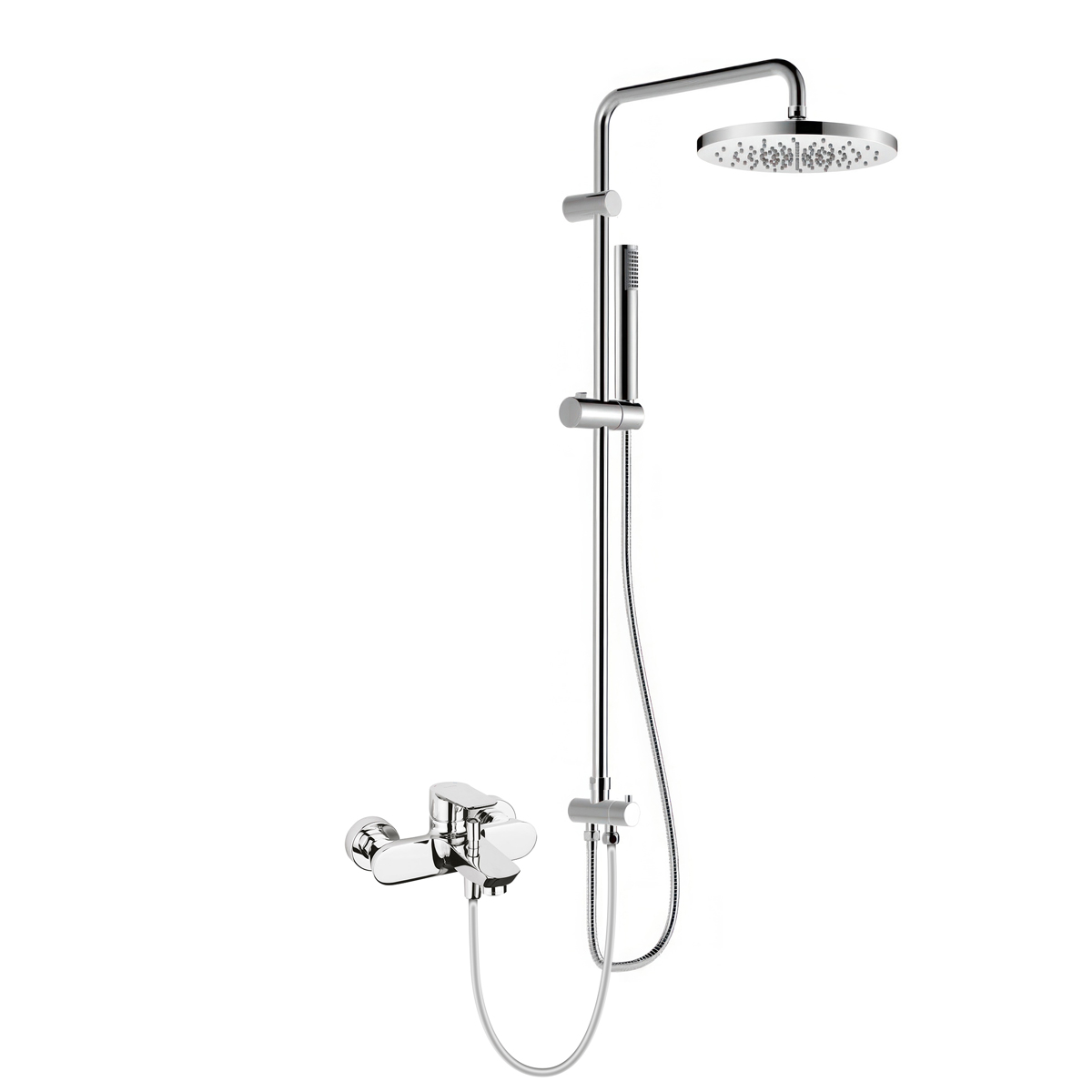 Conjunto conjunto de ducha Oltens Molle 36020100, grifo de bañera y ducha Oltens Vernal 34004100