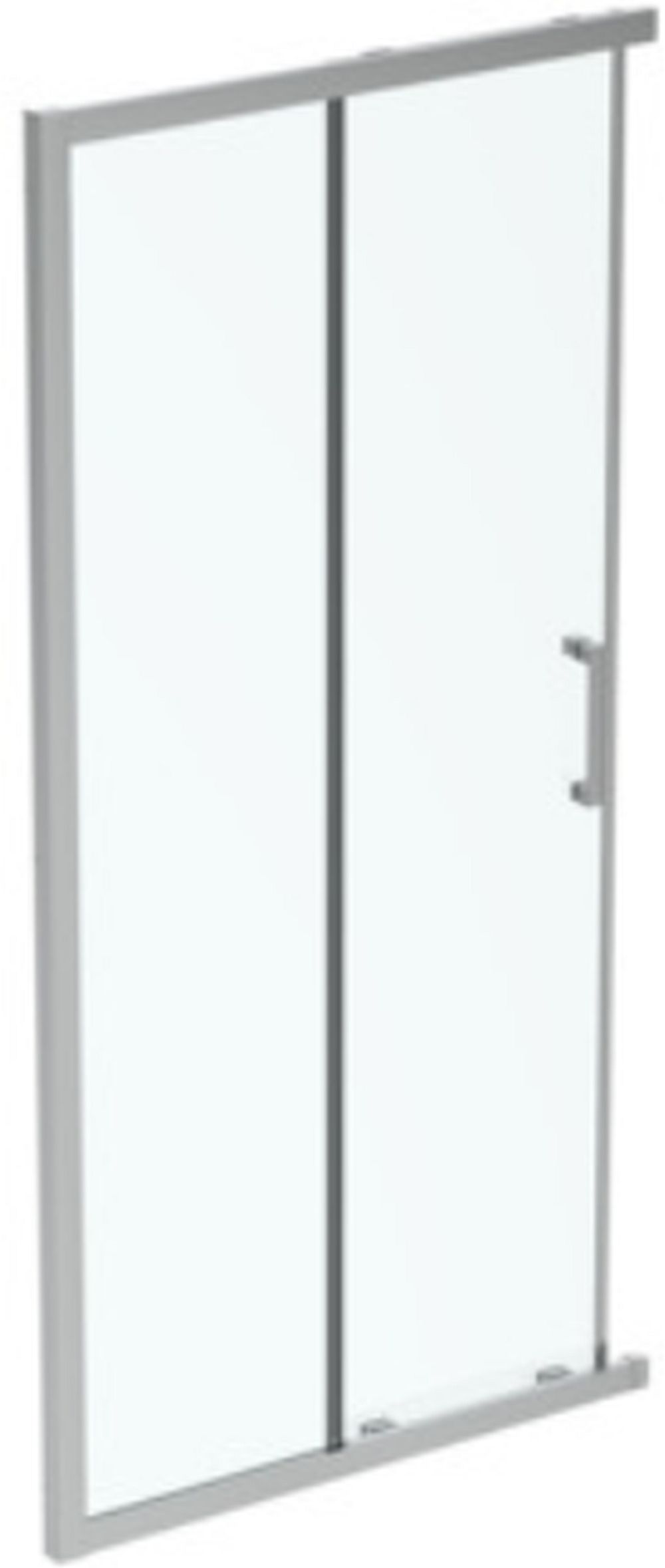 Ideal Standard Connect 2 puerta de ducha cm corredera plata cepillado/vidrio transparente K9262EO