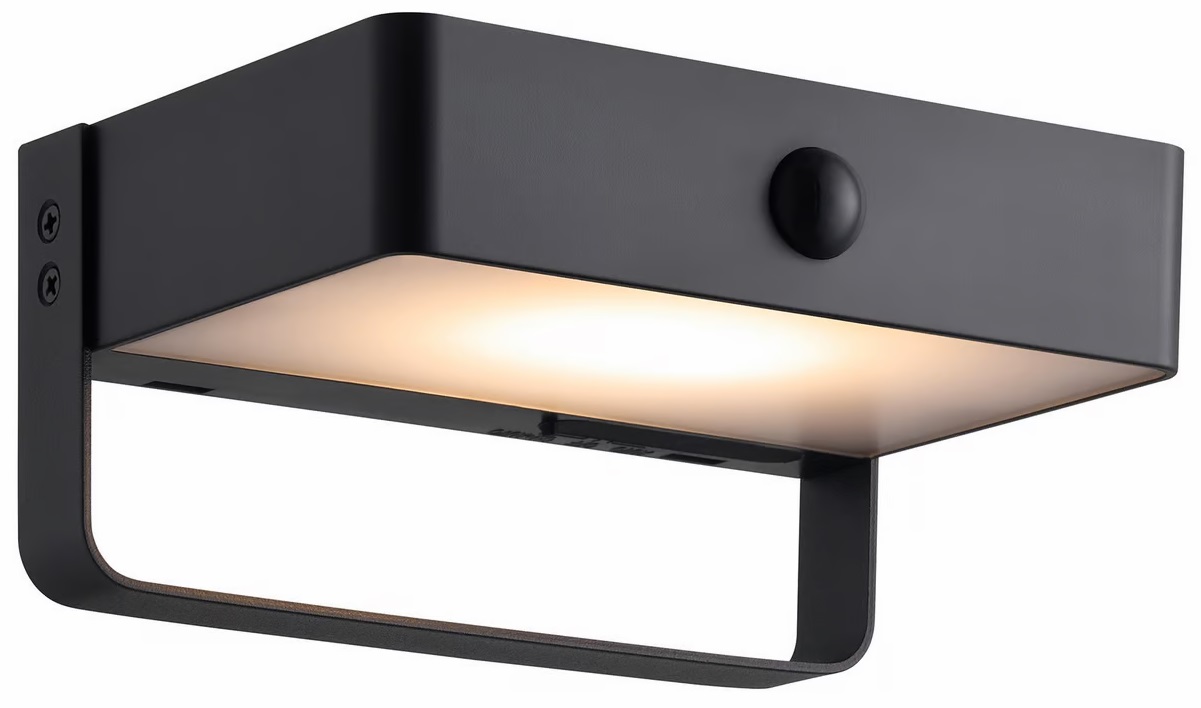 Nordlux Saulio lámpara de pared 1x4.5 W negro 2518251003