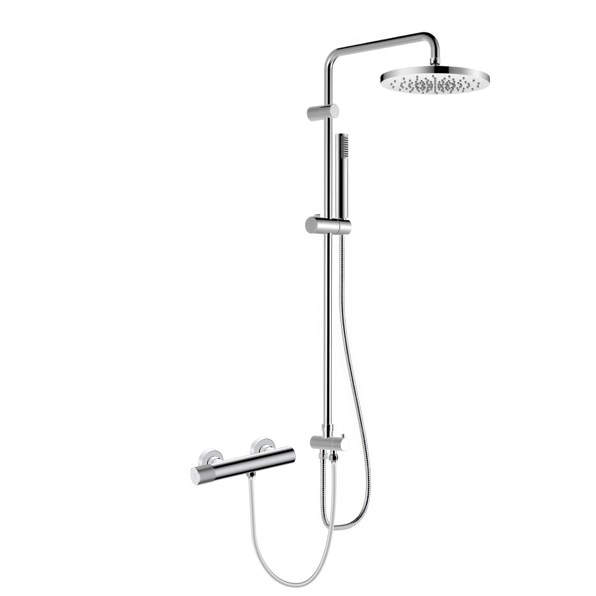 Conjunto conjunto de ducha Oltens Molle 36020100, grifo para ducha Oltens Hamnes 33005100
