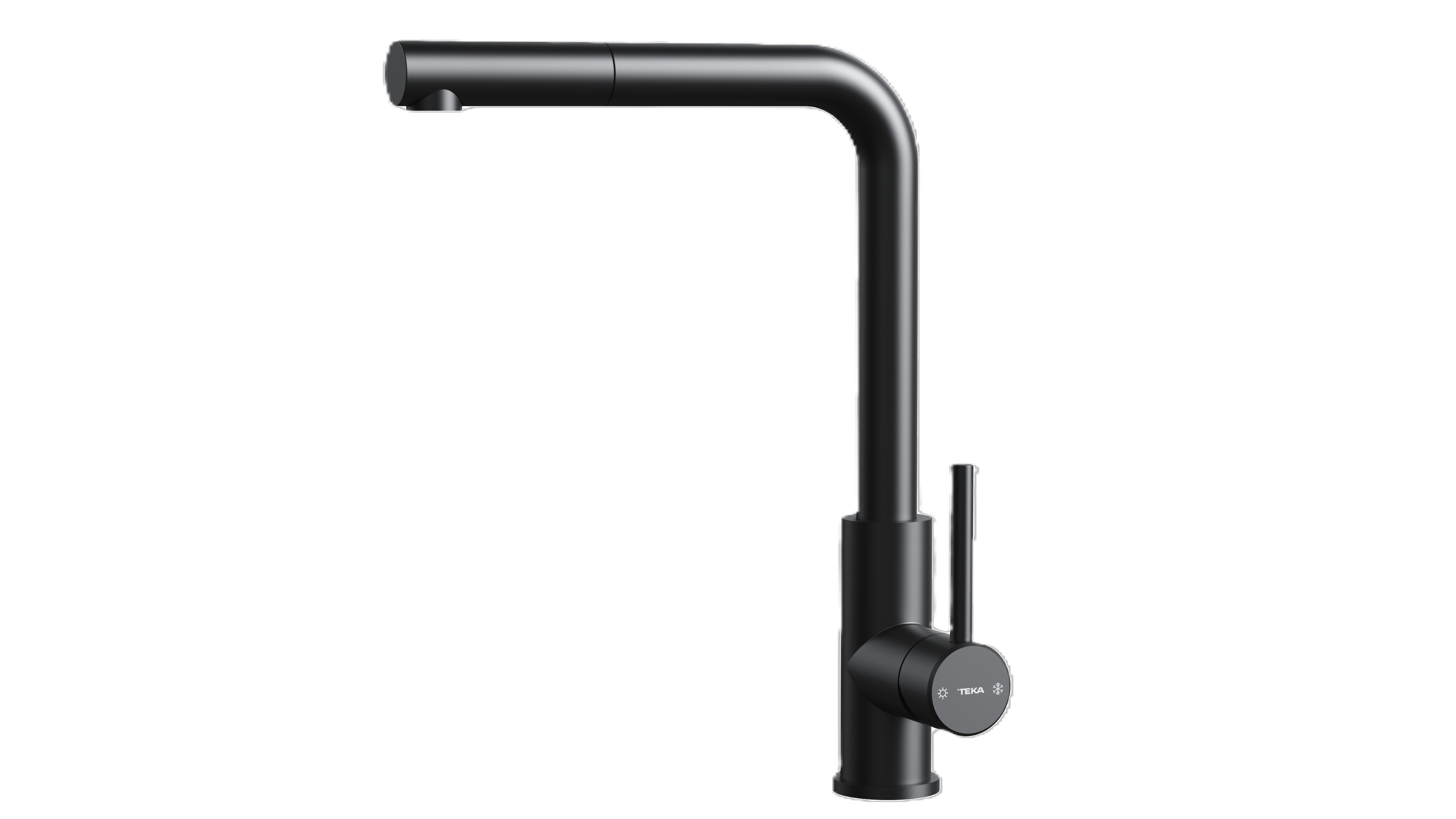 Teka UNI grifo de cocina de pie negro 116020023
