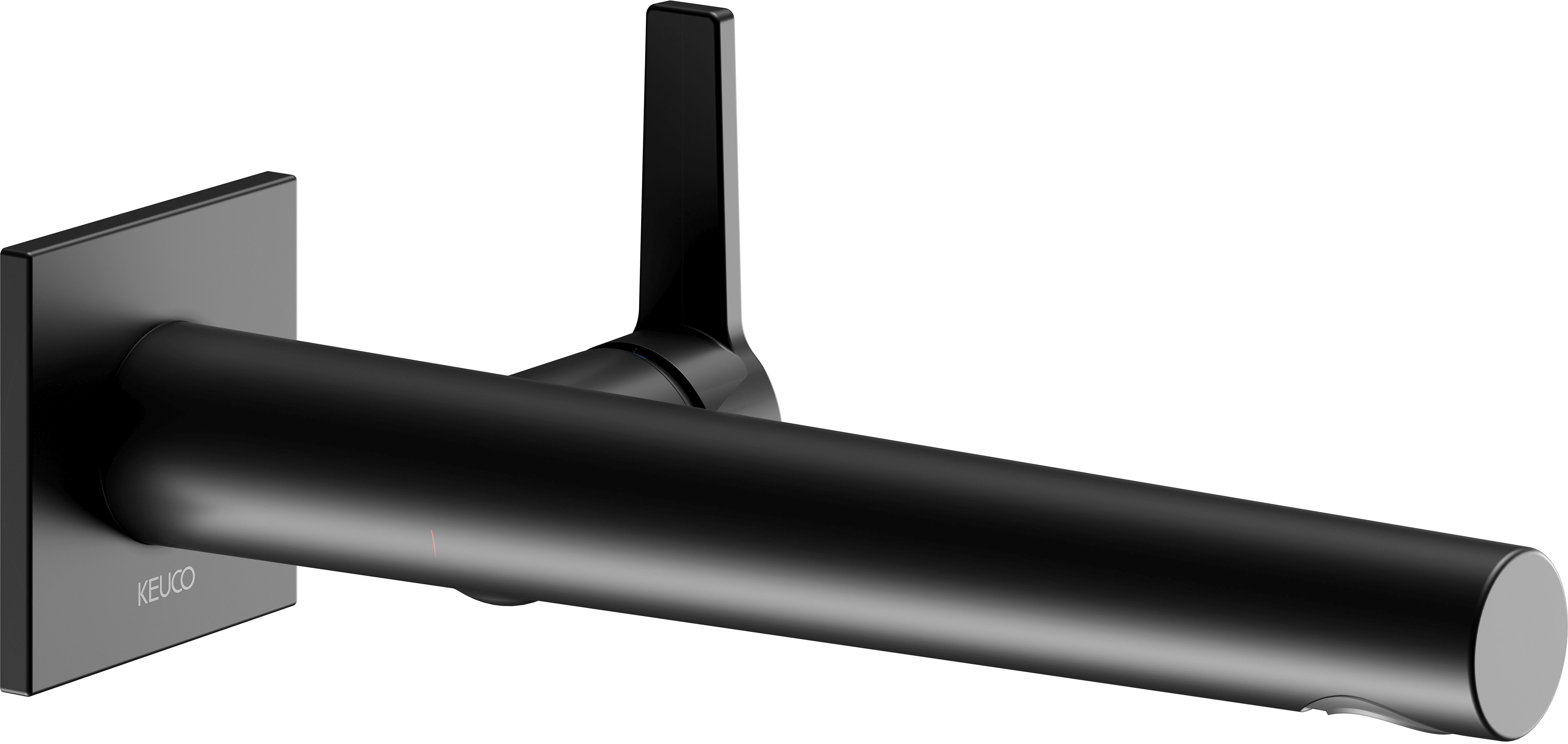 Keuco Edition 11 grifo para lavabo empotrado negro 51116372302