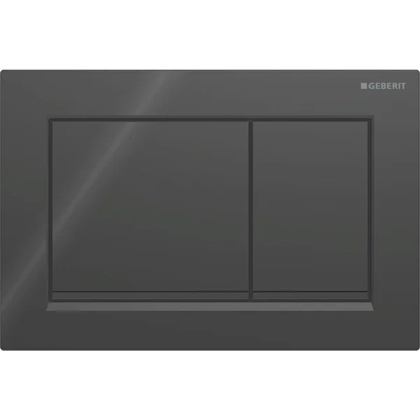 Geberit Omega20 botón de descarga para WC negro 115.080.DW.1