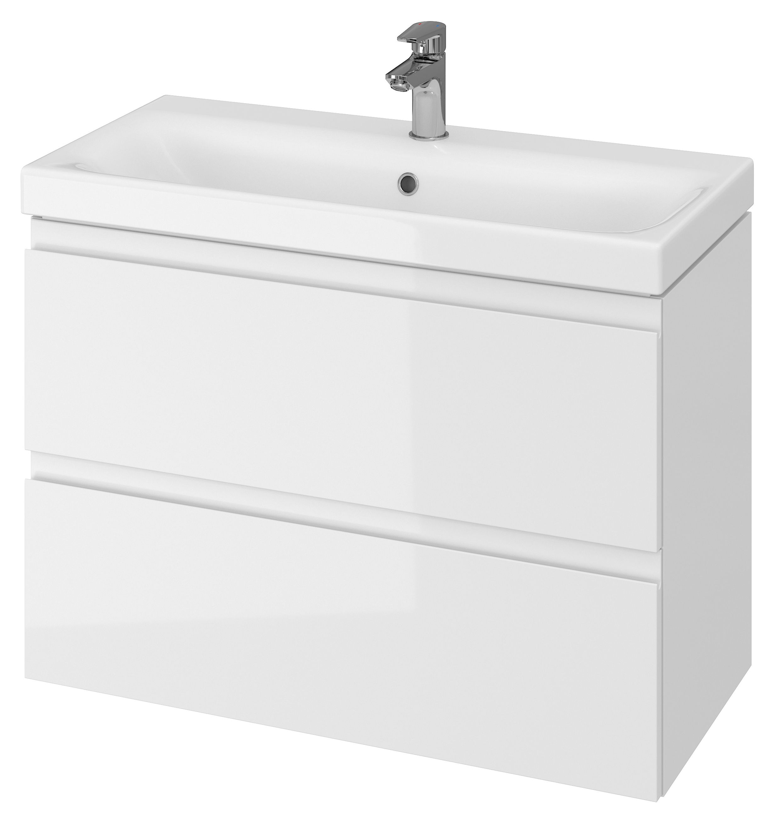 Cersanit Moduo armario 80x37.5x57 cm suspendido, para lavabo blanco S590-002-DSM