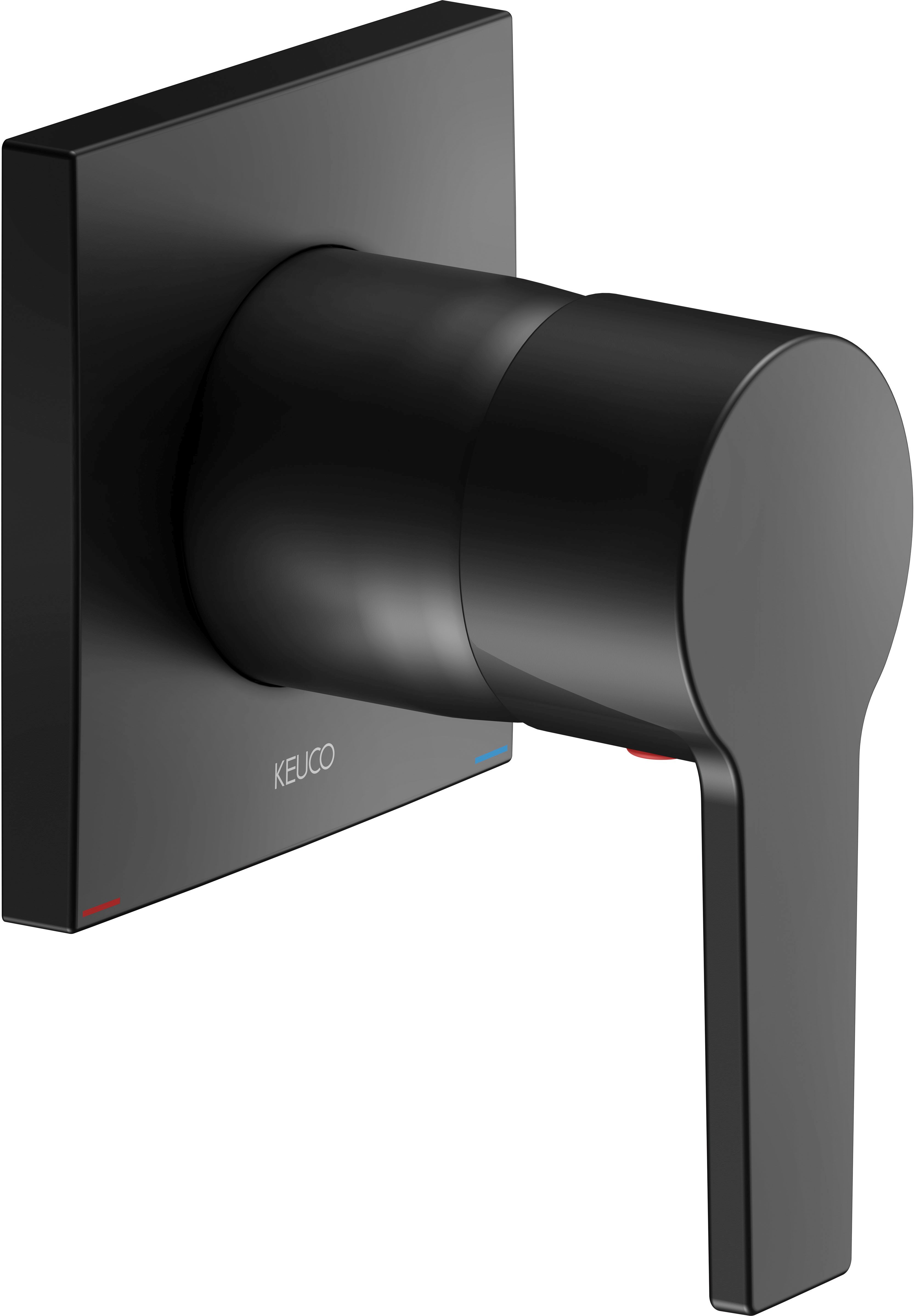Keuco Edition 11 grifo para ducha empotrado negro 51151370002