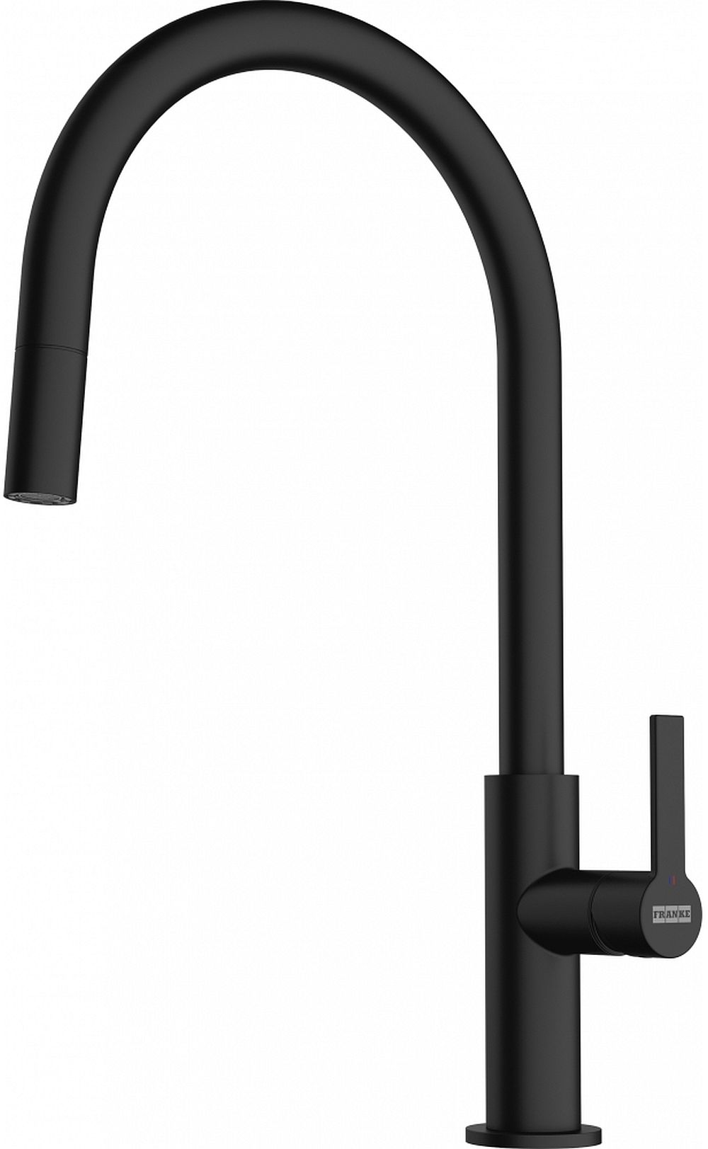 Franke Maris Slim J Pull-Out grifo de cocina de pie negro 115.0728.389