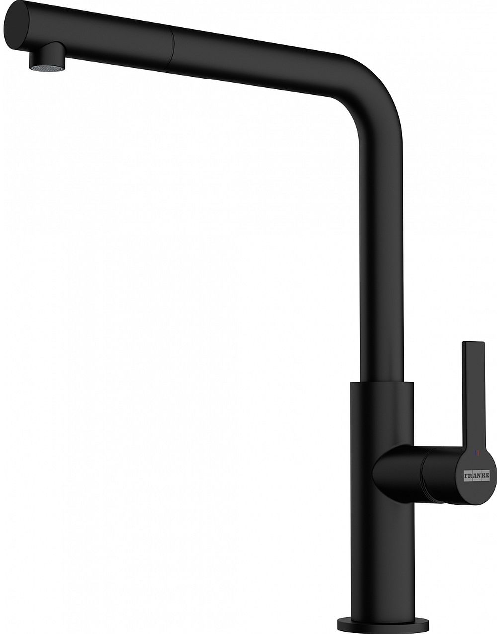 Franke Maris Slim L Pull-Out grifo de cocina de pie negro 115.0728.394