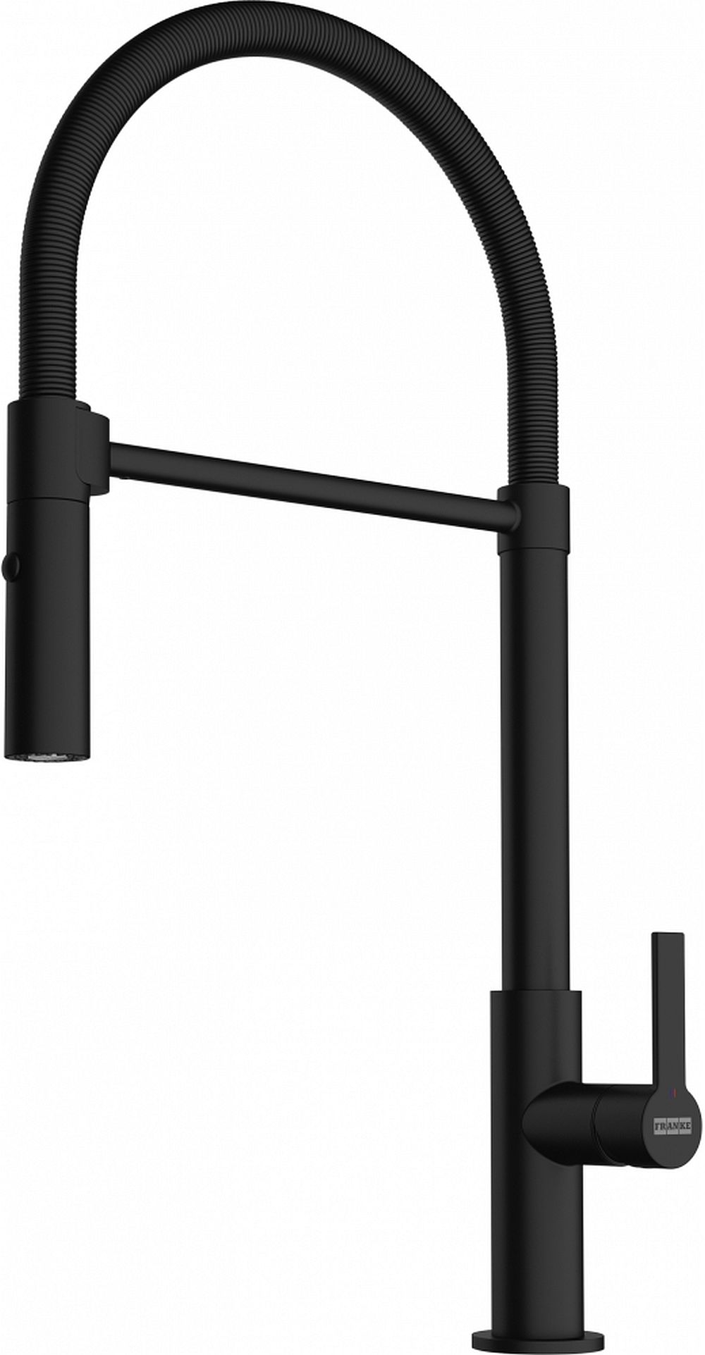 Franke Maris Slim Semi-Pro grifo de cocina de pie negro 115.0728.396
