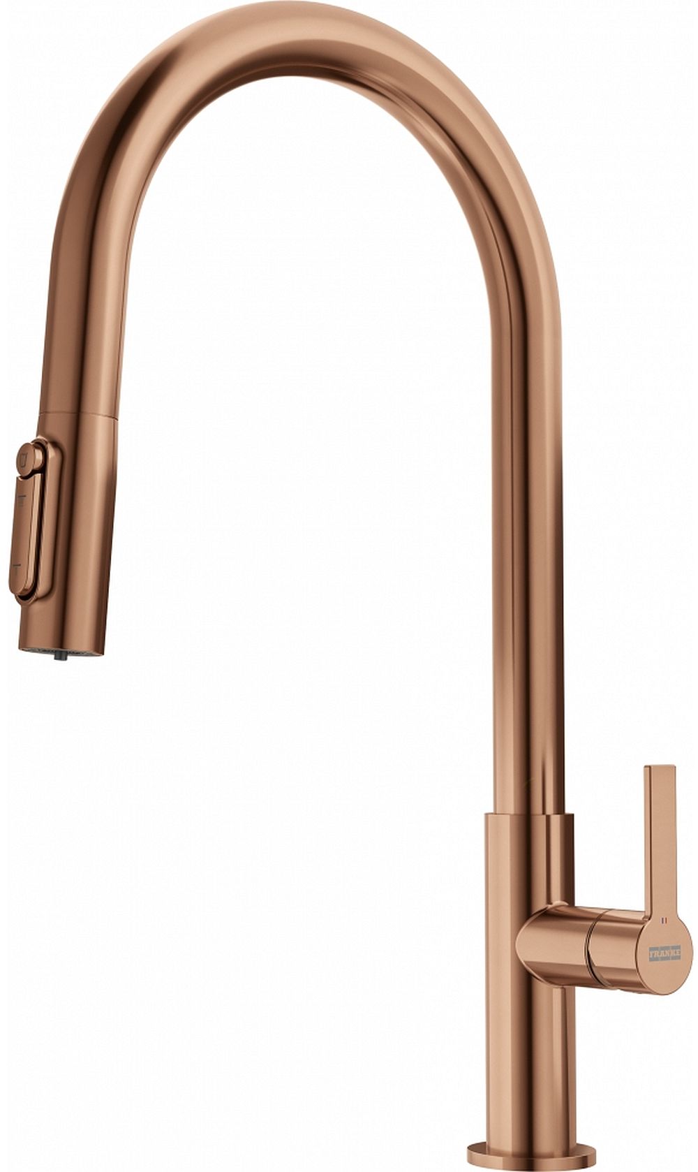 Franke Maris Slim Clear Water J Pull-Out grifo de cocina de pie cobre 120.0736.602