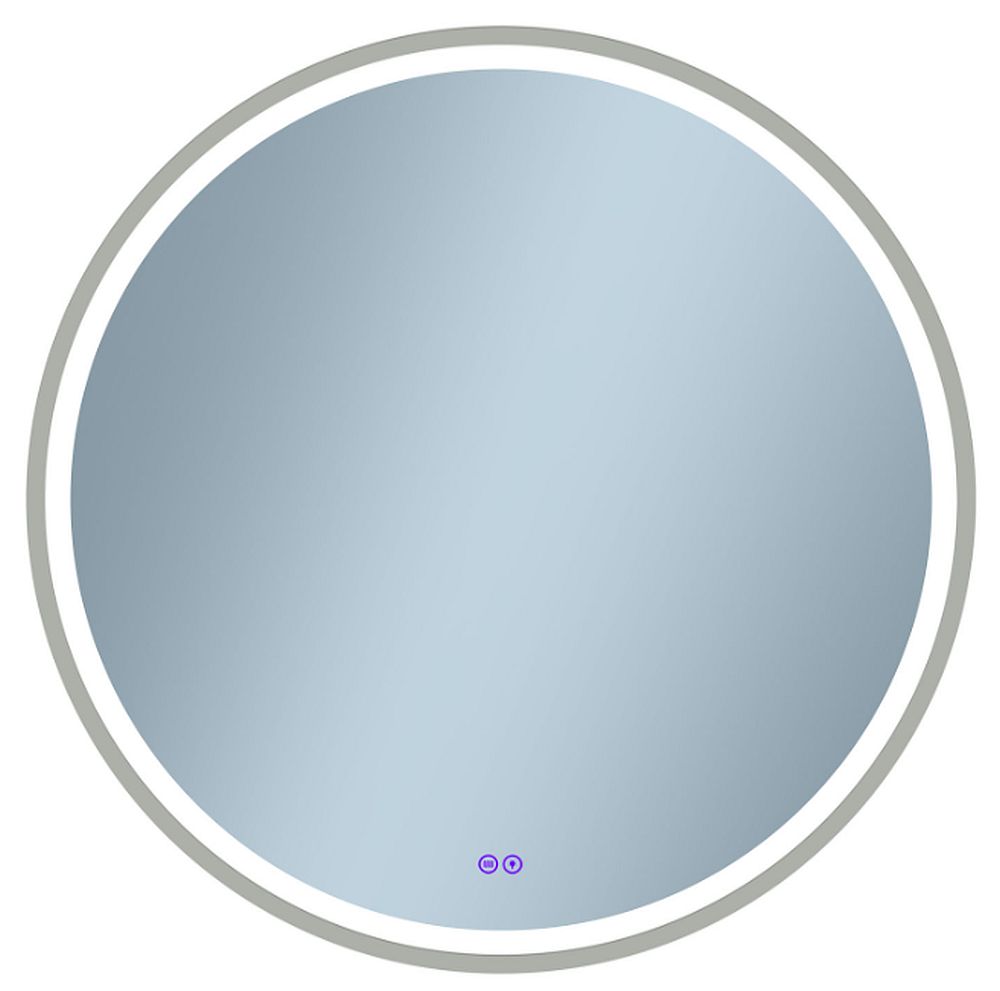 Venti Orion Silver espejo 60x60 cm circular con iluminación con lámina calefactora plata 5905951180359