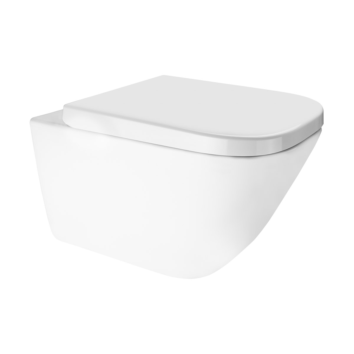 Oltens Hadsel taza de inodoro suspendido sin reborde blanco brillante 42543000