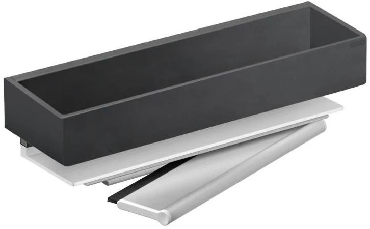 Keuco Edition 11 cesta de baño cromo-negro 11159130000