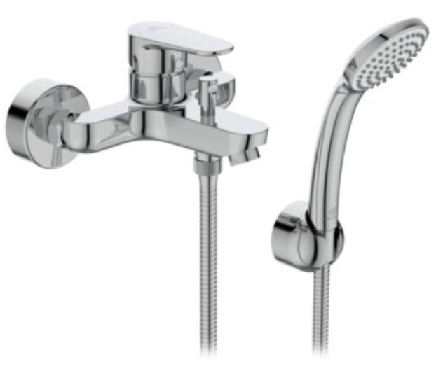 Ideal Standard Cerafine grifo de bañera y ducha a pared cromo BC706AA