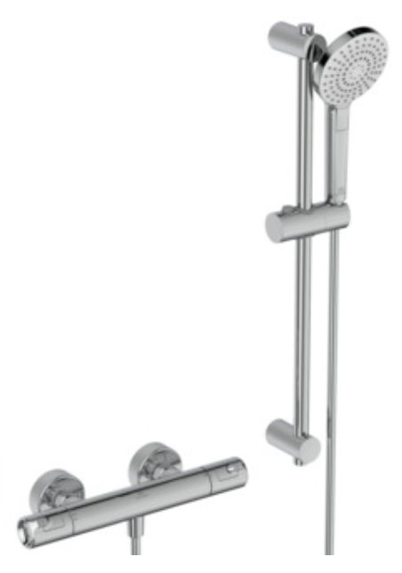 Ideal Standard Ceratherm grifo para ducha a pared con termostato cromo A7217AA