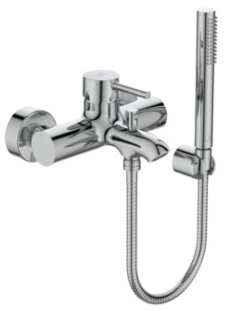 Ideal Standard Ceraline grifo de bañera y ducha a pared cromo BC270AA