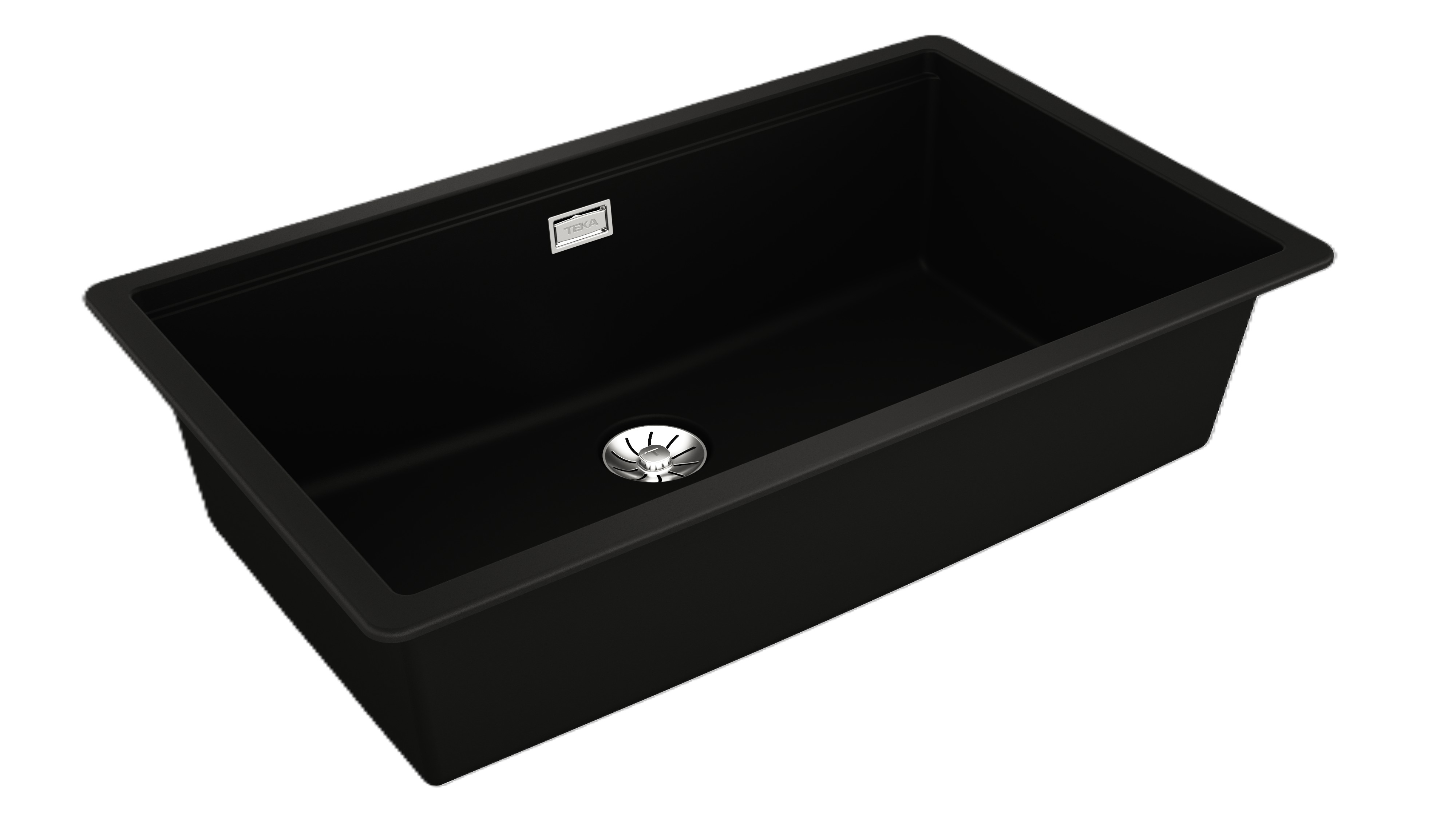 Teka Radea fregadero tegranit 102x50.5 cm negro 115230054