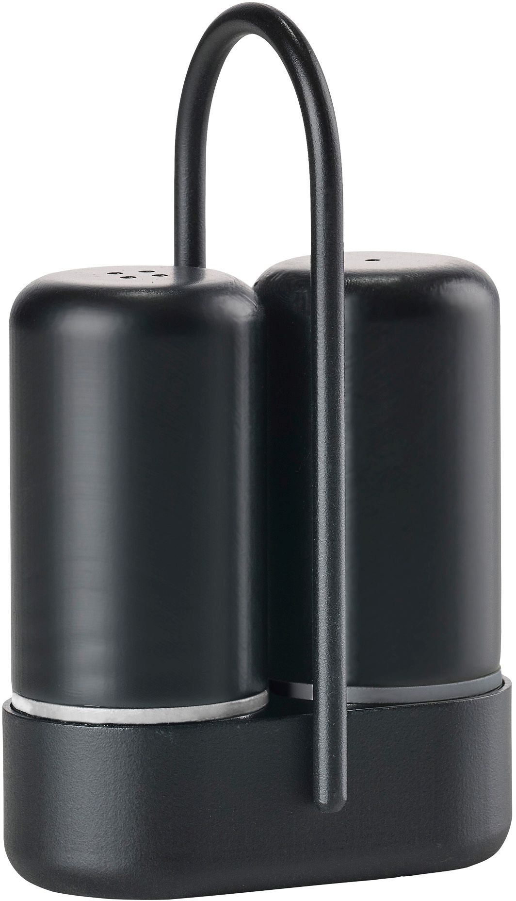 Zone Denmark Solo recipiente para sal y pimienta 6.5x3.3x8.9 cm negro 10542