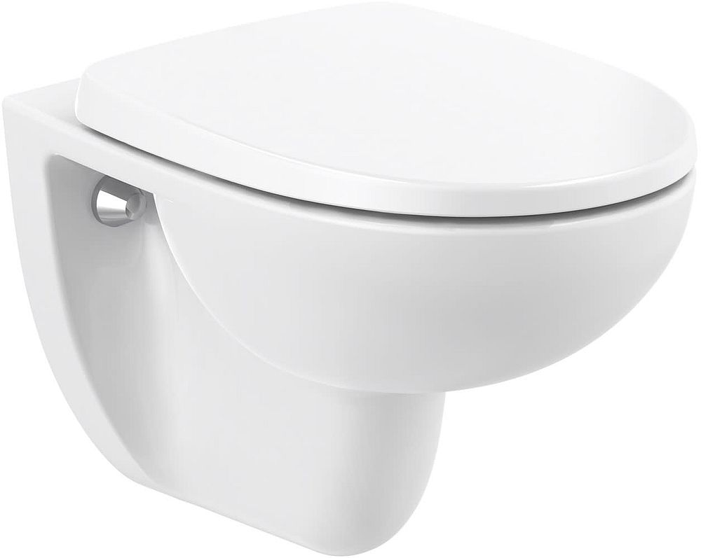 Roca Victoria taza de inodoro suspendido sin reborde blanco brillante A346V03000
