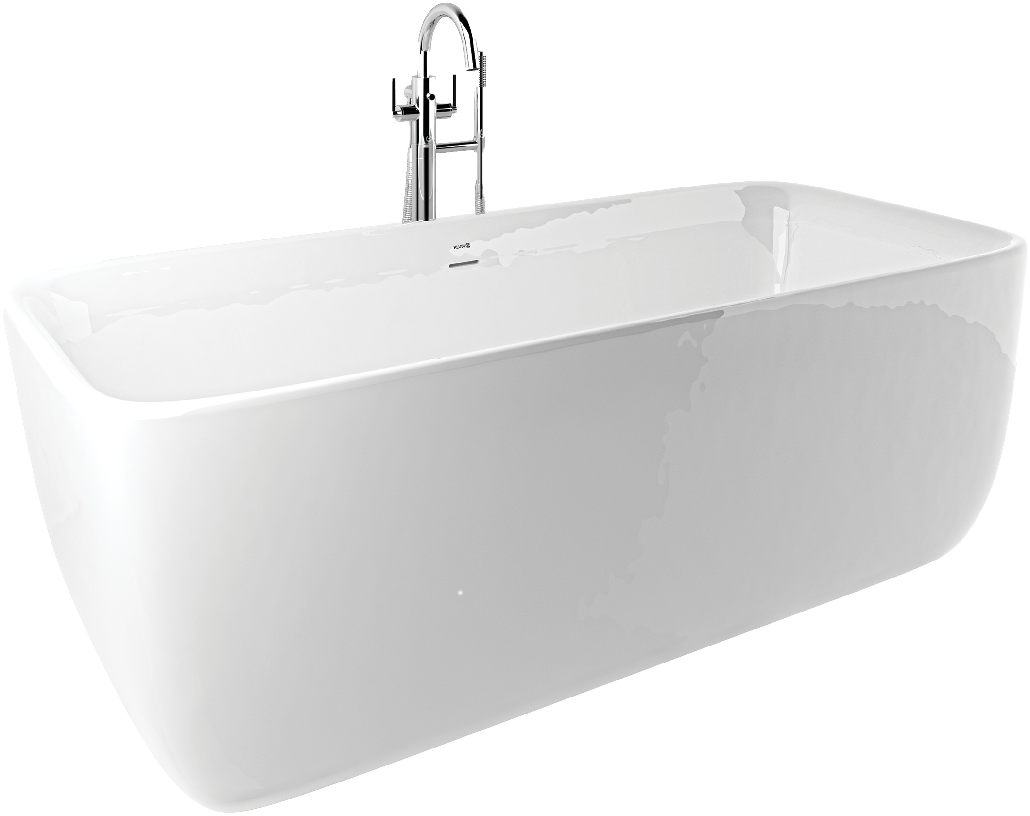Kludi Elin S bañera exenta 180x80 cm rectangular blanco 52BF0343