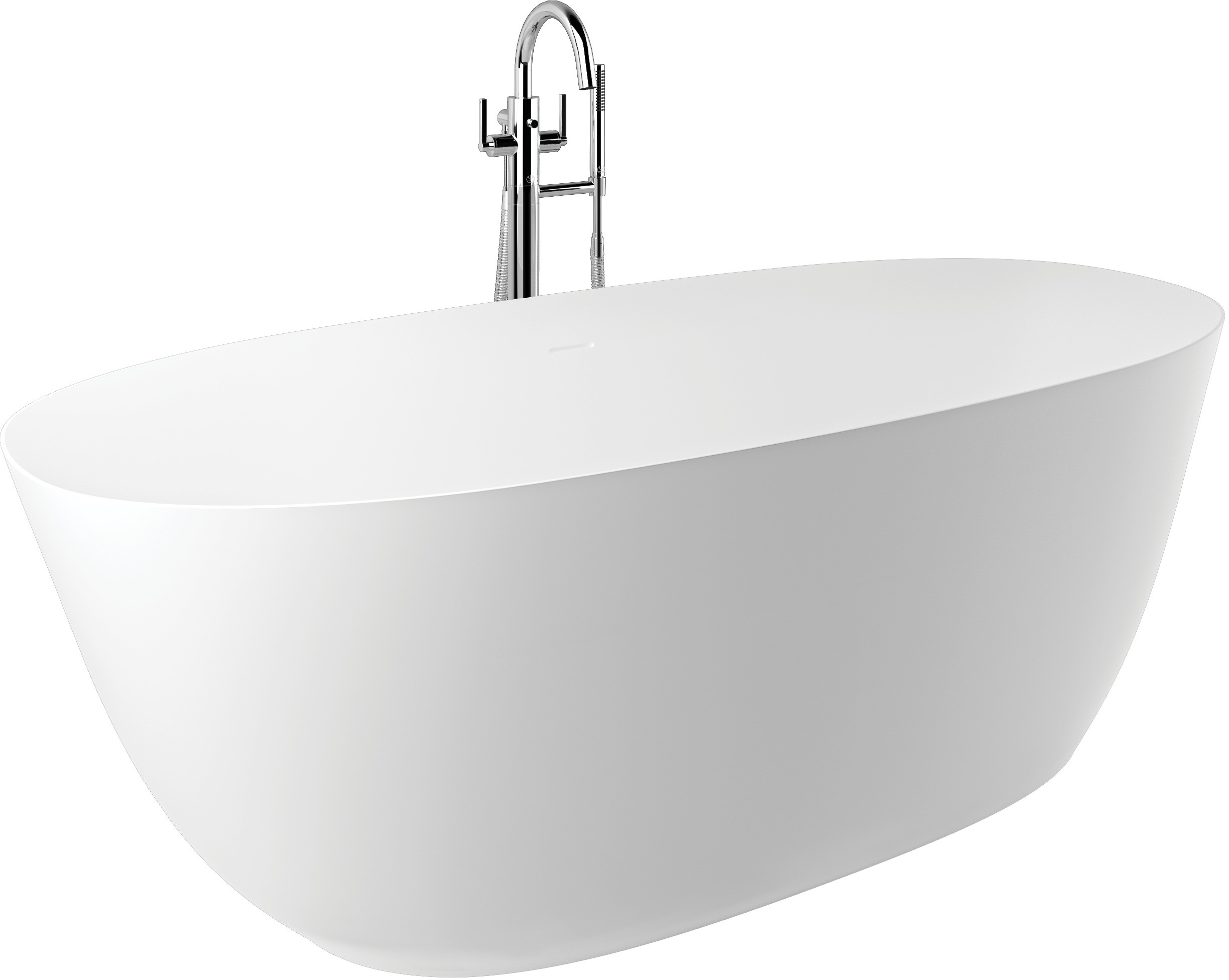 Kludi Resa O bañera exenta 180x80 cm oval blanco 51BF0153