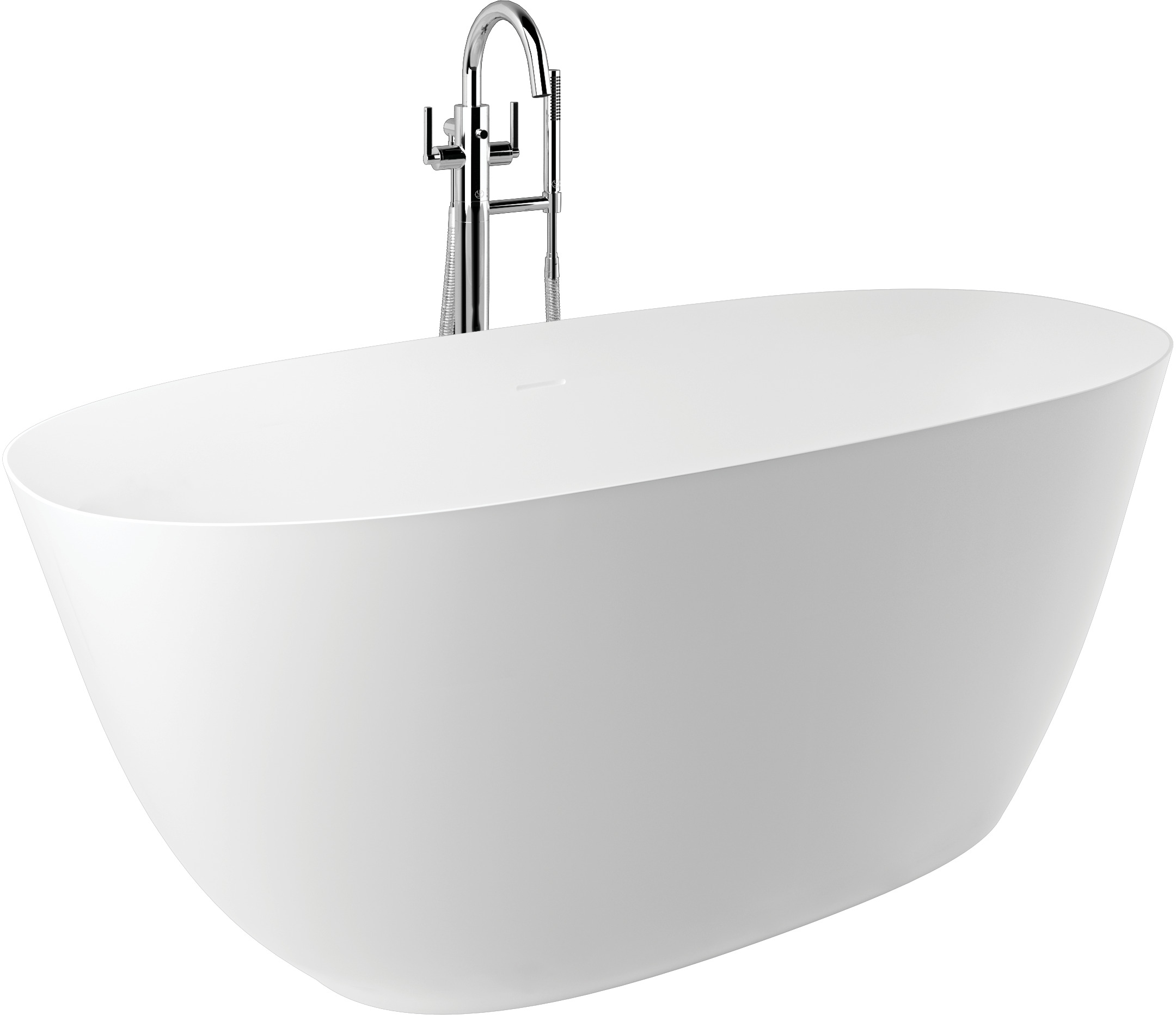 Kludi Resa O bañera exenta 160x70 cm oval blanco 51BF0353
