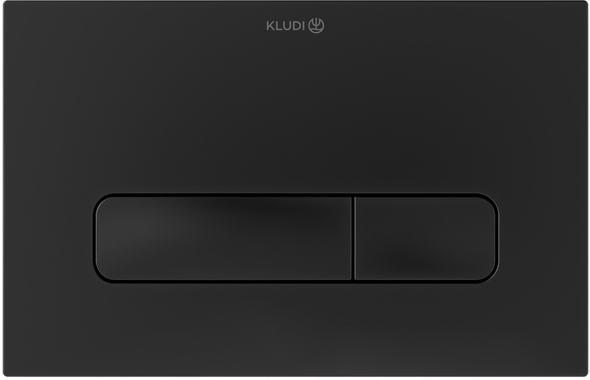 Kludi Unifix botón de descarga para WC negro 30PP0139