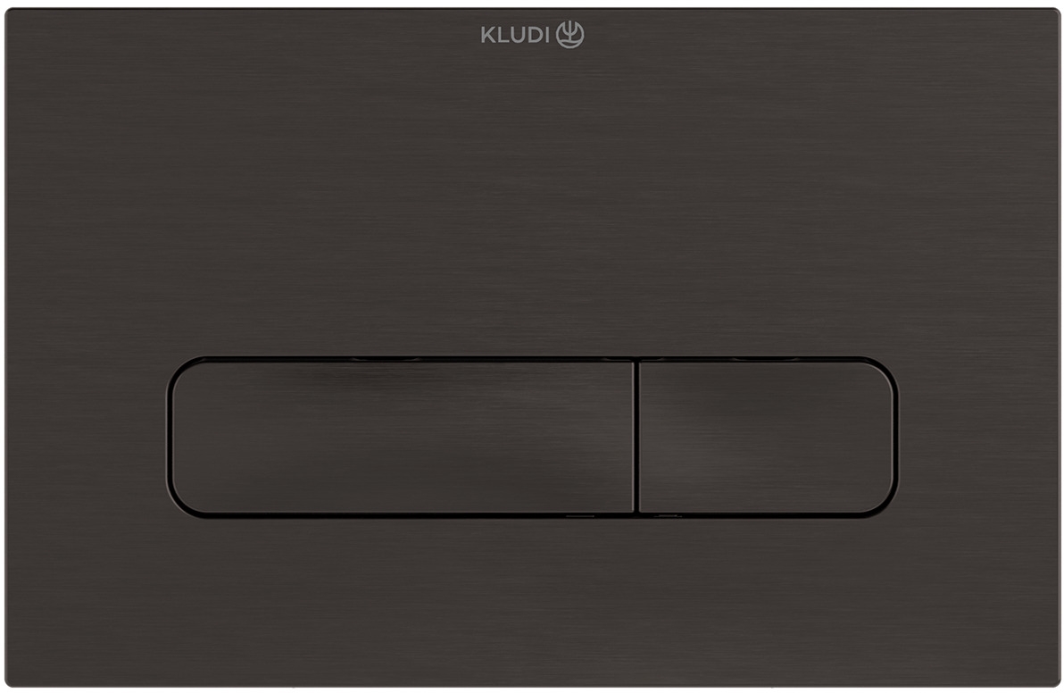 Kludi Unifix botón de descarga para WC negro 30PP01N2