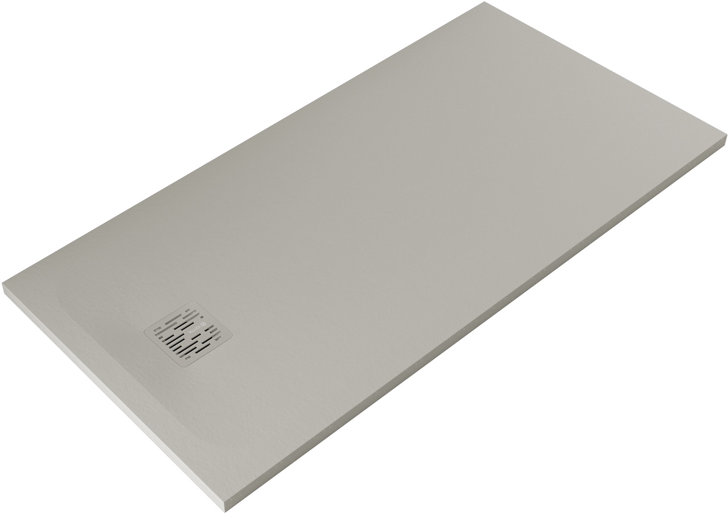 Kludi Terra plato de ducha rectangular 140x70 cm gris 08DW01O2