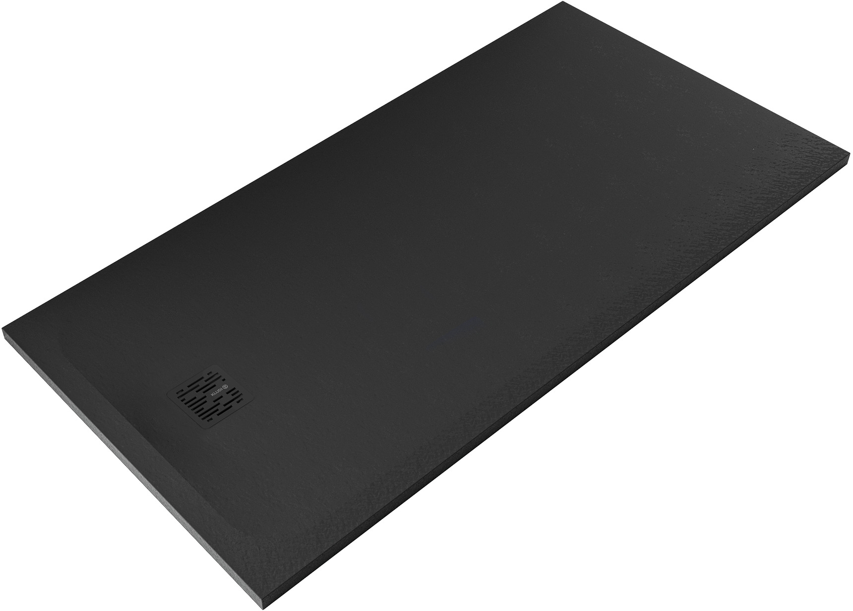 Kludi Terra plato de ducha rectangular 160x80 cm negro 08DW0539
