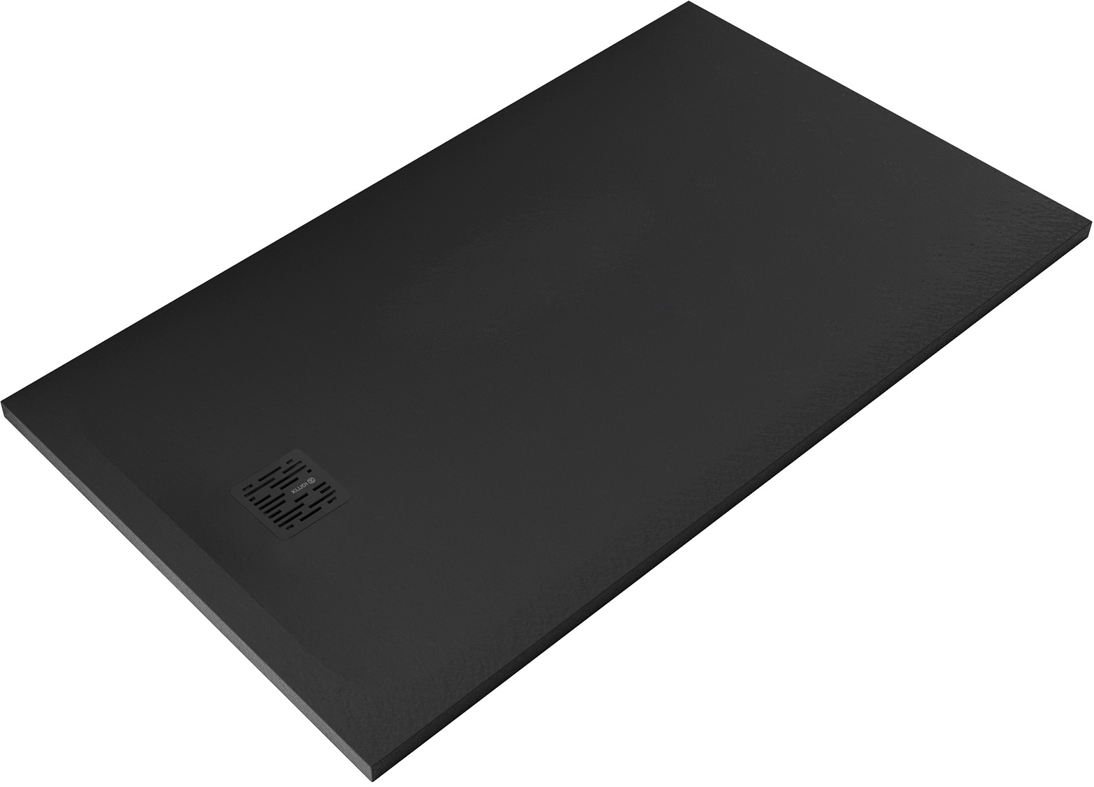 Kludi Terra plato de ducha rectangular 140x80 cm negro 08DW0639