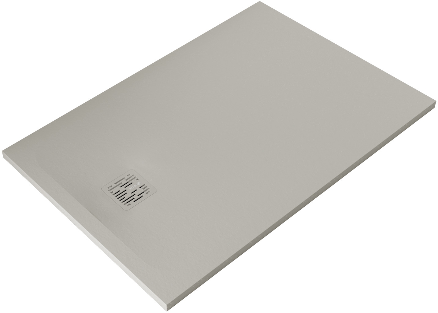 Kludi Terra plato de ducha rectangular 120x80 cm gris 08DW07O2