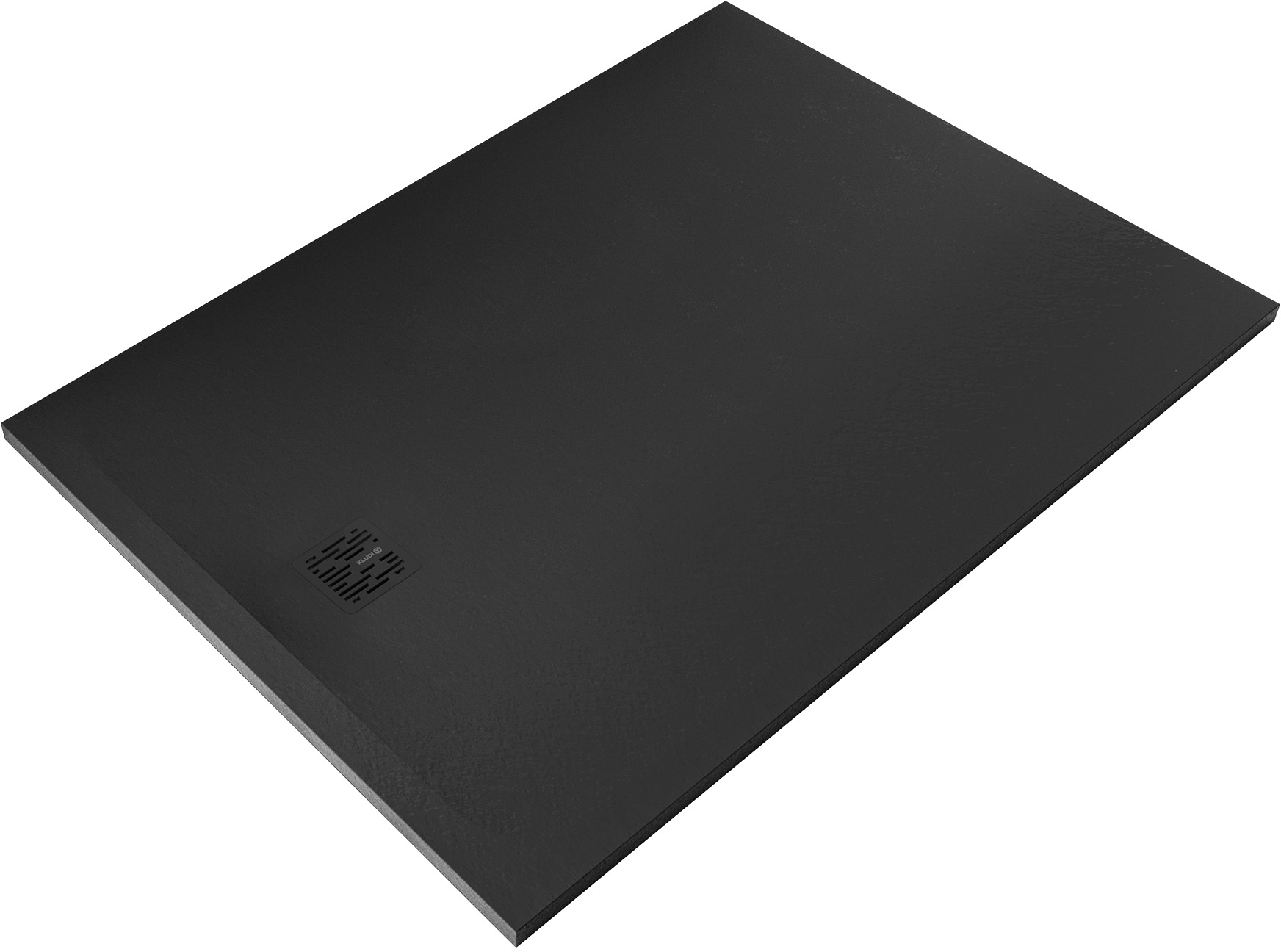 Kludi Terra plato de ducha rectangular 140x100 cm negro 08DW1639