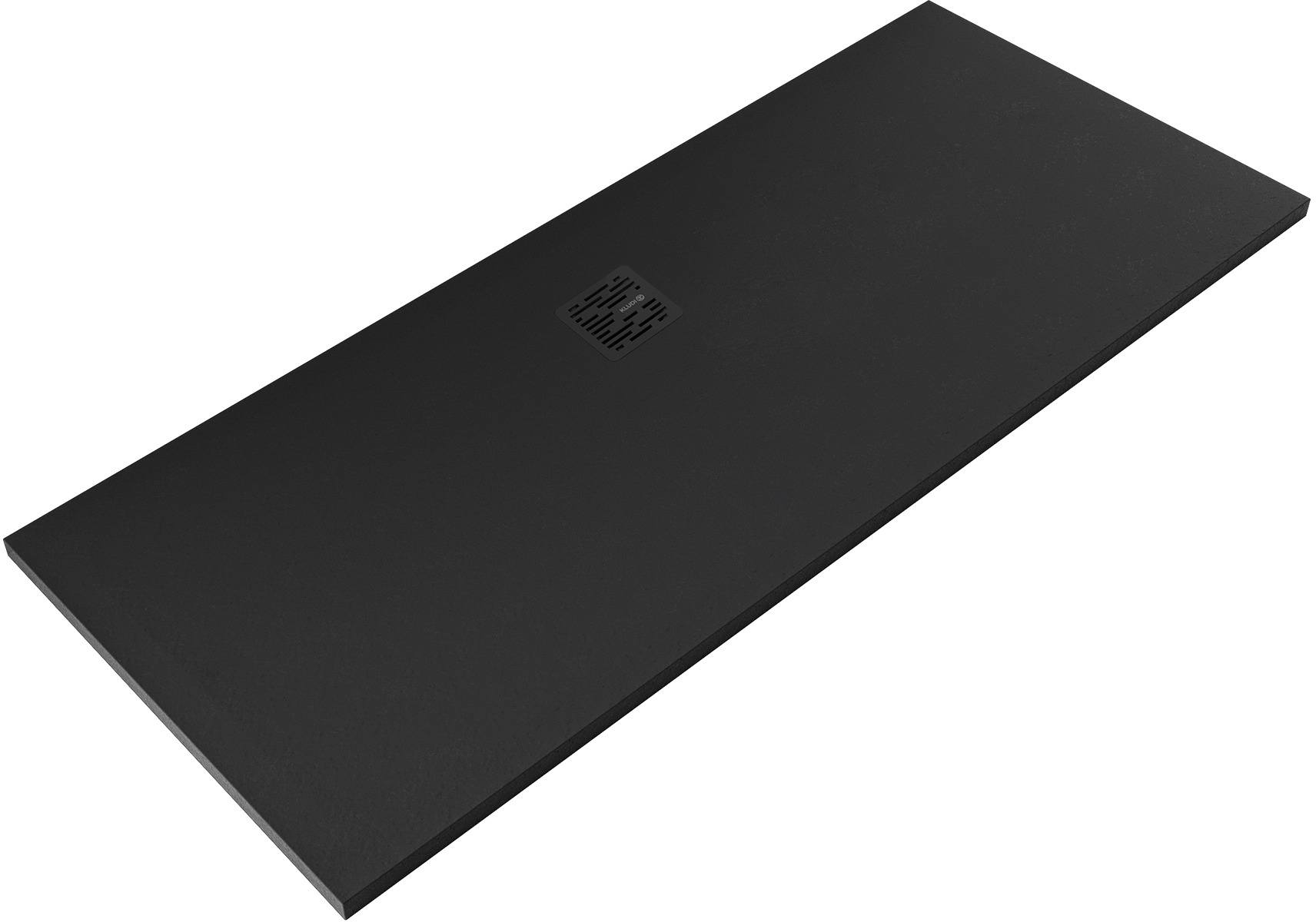 Kludi Terra plato de ducha rectangular 170x70 cm negro 08DW1939
