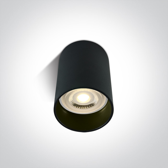One Light Likowrisi lámpara de techo 1x10 W negro 12105E/B